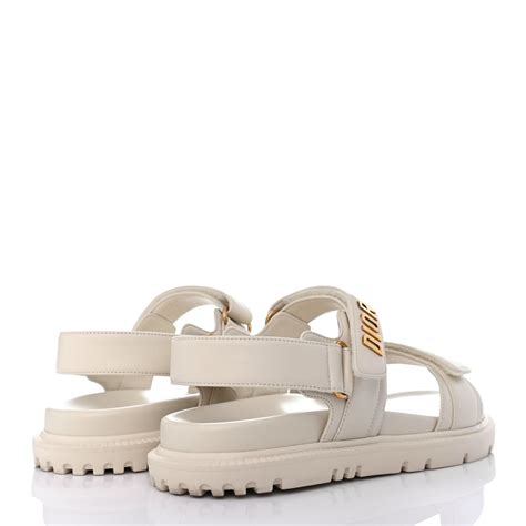 white sandals dior|realreal christian Dior sandals.